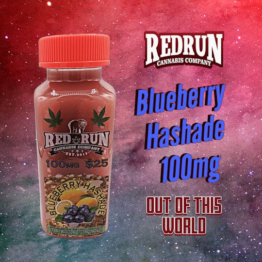 Red Run Cannabis Cultivators - Hashade - Blueberry (100mg) - 1