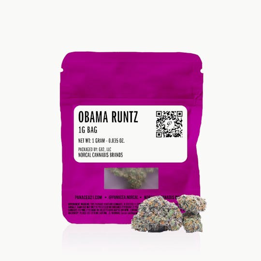 Panacea - Obama Runtz | Indoor Flower Bags | 1g - 1