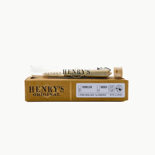 Henry's Original - 1g Single Pre-Roll- Romulan - 1