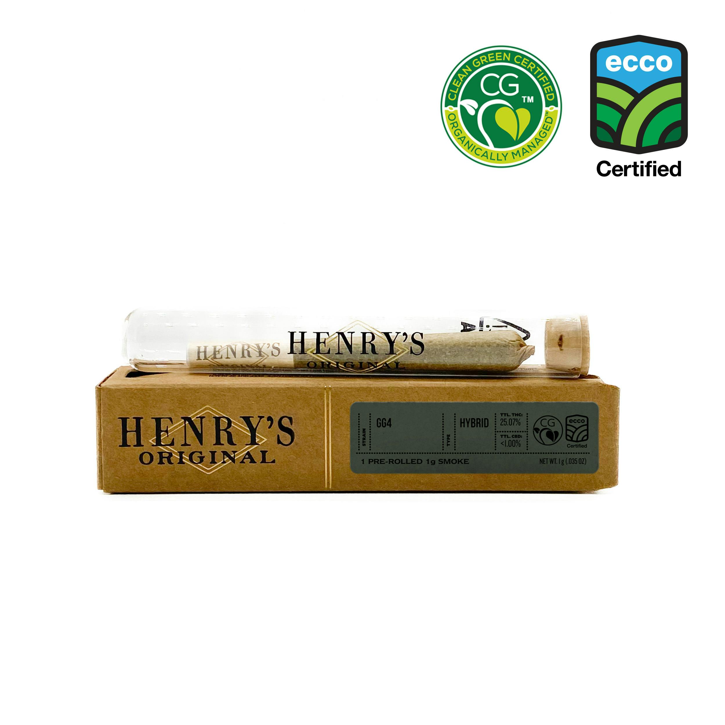 Henry's Original - Henry's Original | GG4 | Joint | 1g - 1