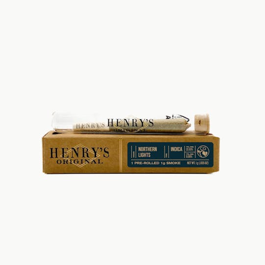 Henry's Original - 1g Single Pre-Roll- Northern Lights - 1