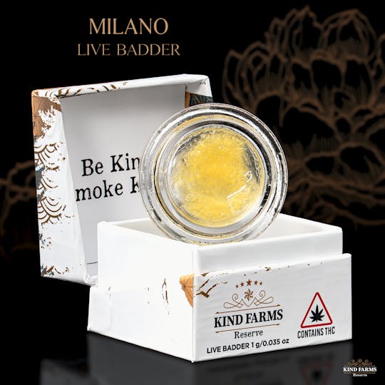Kind Farms Reserve - Milano Live Badder - Kind Farms Reserve - 1