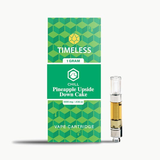 Timeless Vapes - Timeless Pineapple Upside Down Cake 1000mg Vape Cartridge (Chill) - 1