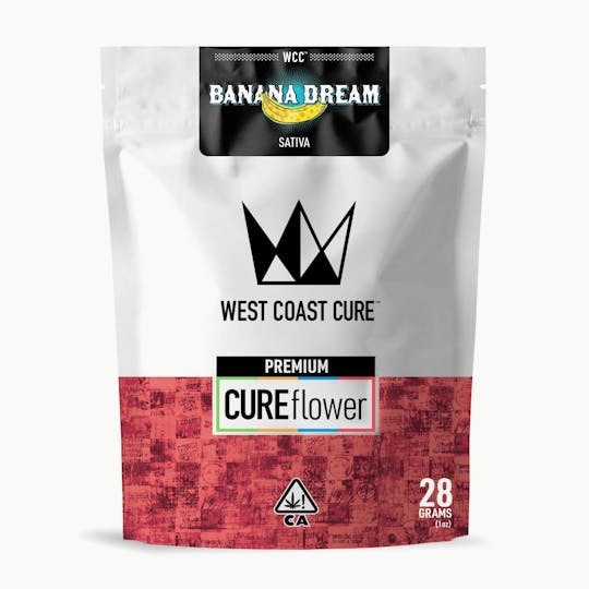 West Coast Cure - Banana Dream - 28G Premium Flower - 1