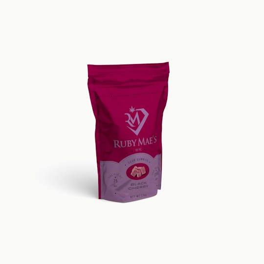 Ruby Mae's - Sour Gummies | Black Cherry | 250mg - 1