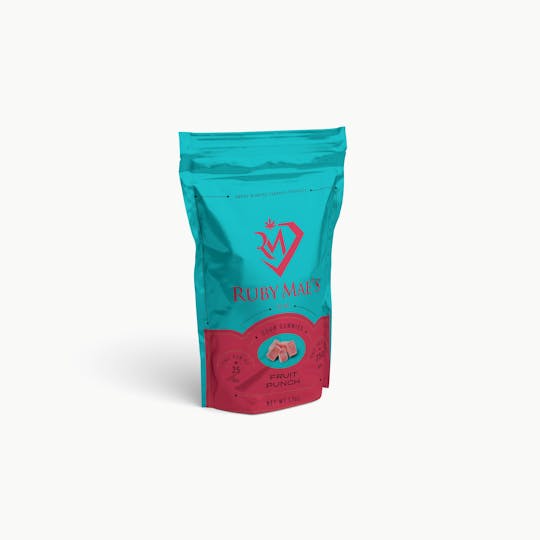 Ruby Mae's - Sour Gummies | Fruit Punch | 250mg - 1