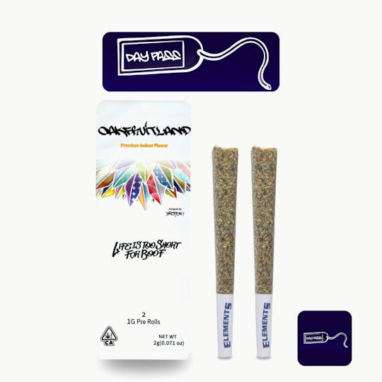 Oakfruitland (OFL) - Day Pass Pre Roll 2g - Dual Pack Series - 1
