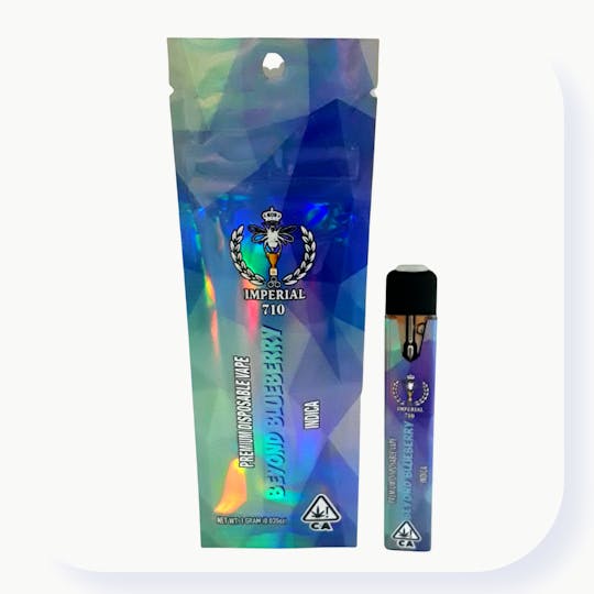 Imperial Extracts - BEYOND BLUEBERRY 1.0 g (Indica) PREMIUM DISPOSABLE VAPE - 1