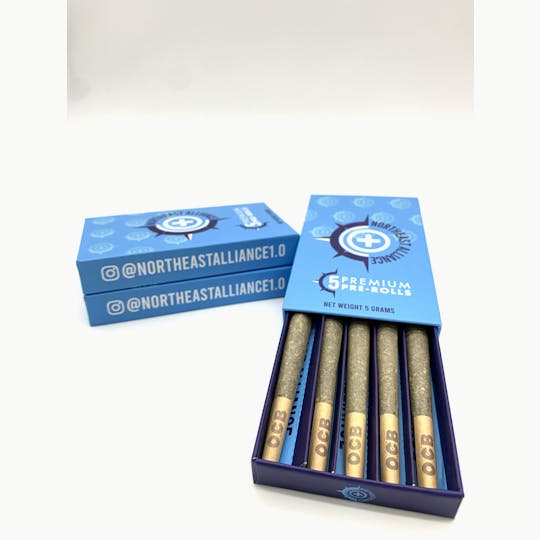 Northeast Alliance - 5 Gram Pre-Roll Pack Gelonade - 1