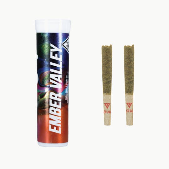 Ember Valley - Gelato 41 THCa Infused Pre Roll 2 Pack .5G - 1