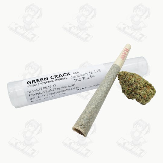 Oro - PRIVATE RESERVE 1G PREROLL - GREEN CRACK - 1