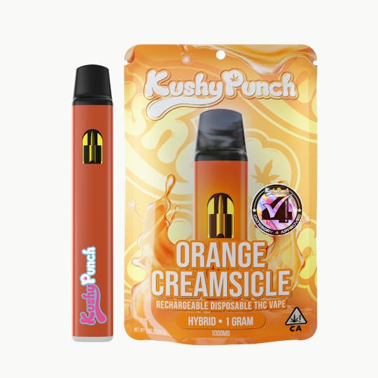 Kushy Punch - 1G Kushy Punch Vape - Orange Creamsicle - 1