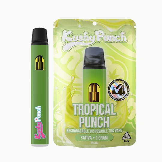 Kushy Punch - 1G Kushy Punch Vape - Tropical Punch - 1