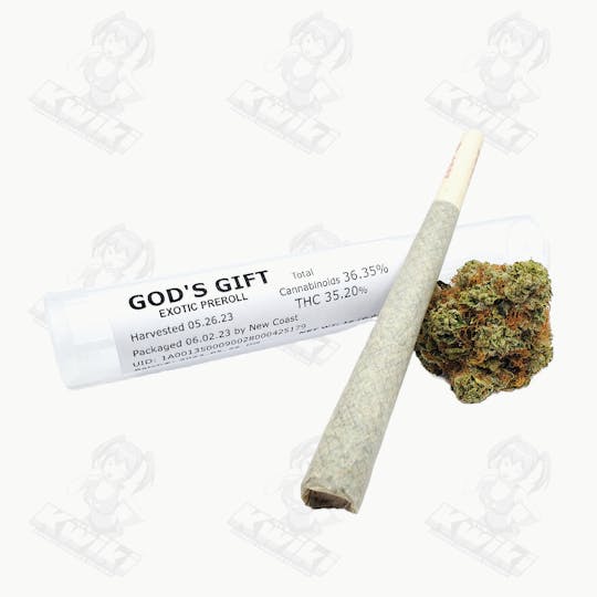 Oro - EXOTIC 1G PREROLL - GODS GIFT - 1