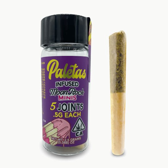 Paletas - Paletas: Grape Ape - Indica Moonrock Infused Minis 5-Pack (2.5g) - 1