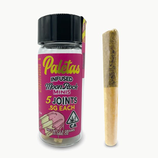 Paletas - Paletas: Strawberry Cough- Moonrock Infused Minis 5-Pack (2.5g) - 1