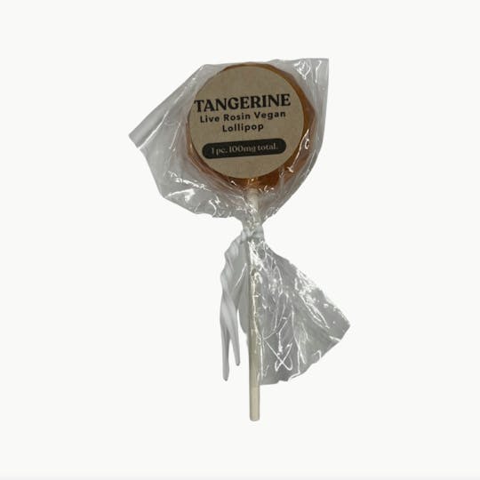Indico - 100mg Live Rosin Tangerine Lollipop - 1
