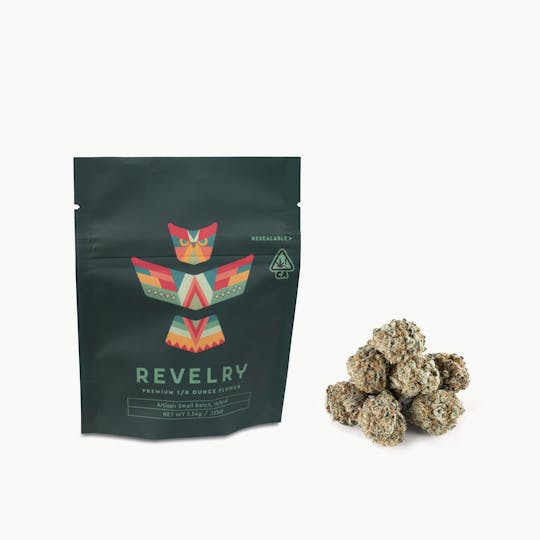 Revelry Herb Co - Peanut Butter Cups - Hybrid - Eighth (3.5g) - 1