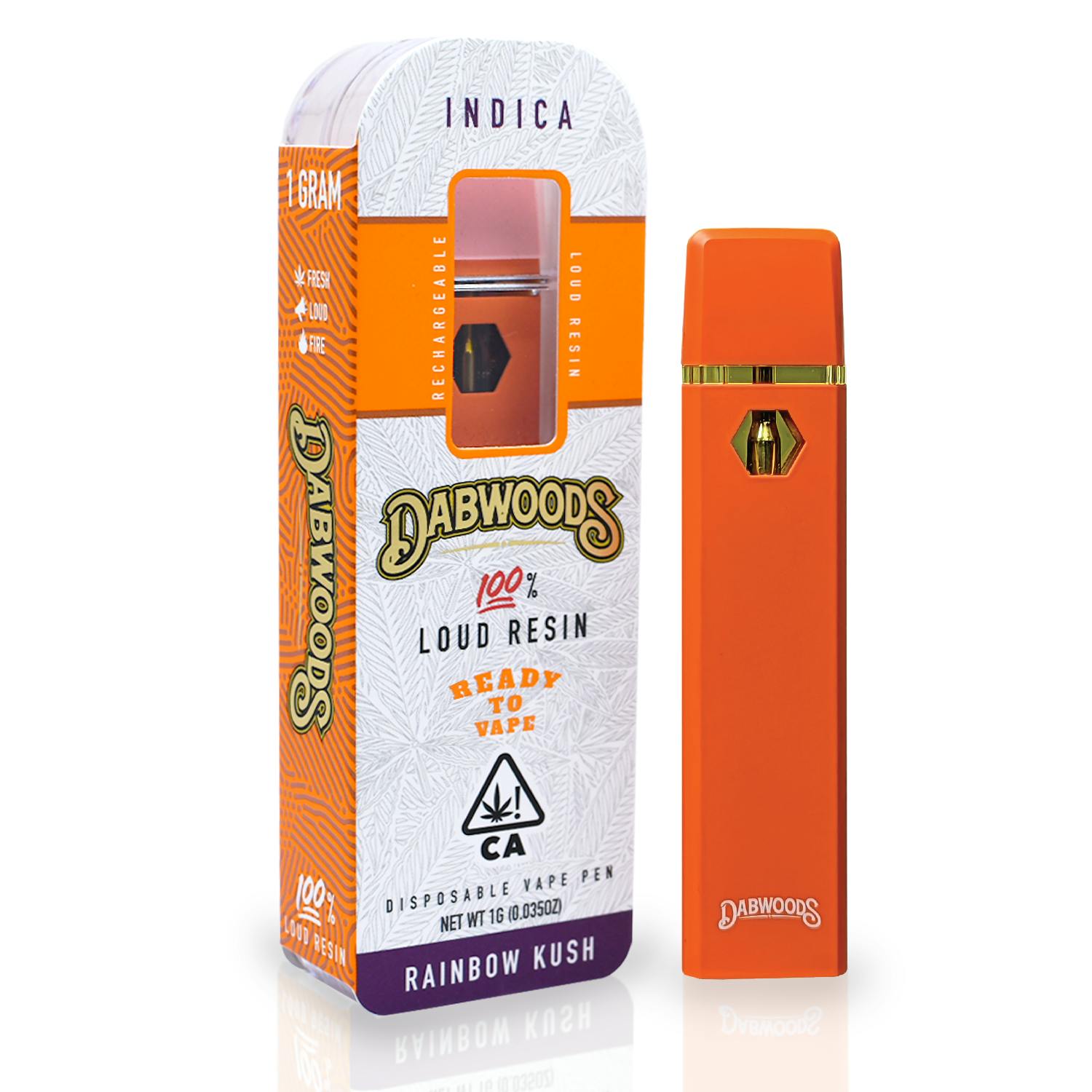 Dabwoods Dabwoods Loud Resin Rainbow Kush Disposable Pen | Weedmaps