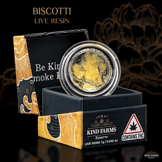 Kind Farms Reserve - Biscotti Live Resin - Kind Farms Reserve - 1