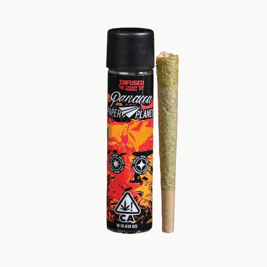Panacea - Panacea x Paper Planes | Grape Fire | Indoor Infused Preroll | 1g - 1
