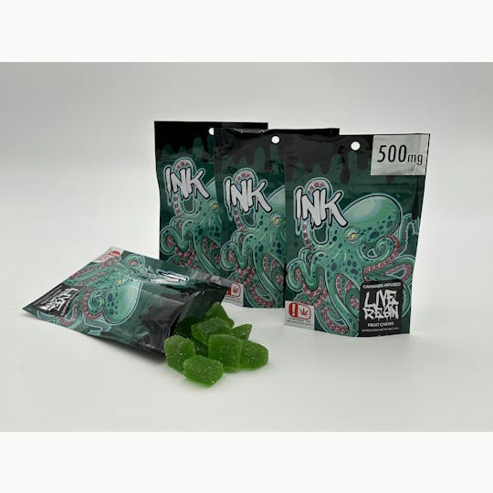 Boro Family Farms - INK Live Resin Edibles Green Apple - 500mg - 1