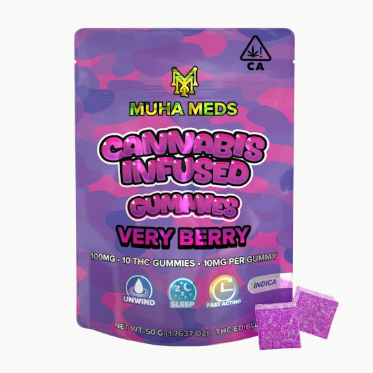 Muha Meds - Very Berry Cannabis Infused Gummies - 1