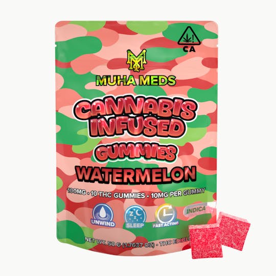 Muha Meds - Watermelon Cannabis Infused Gummies - 1