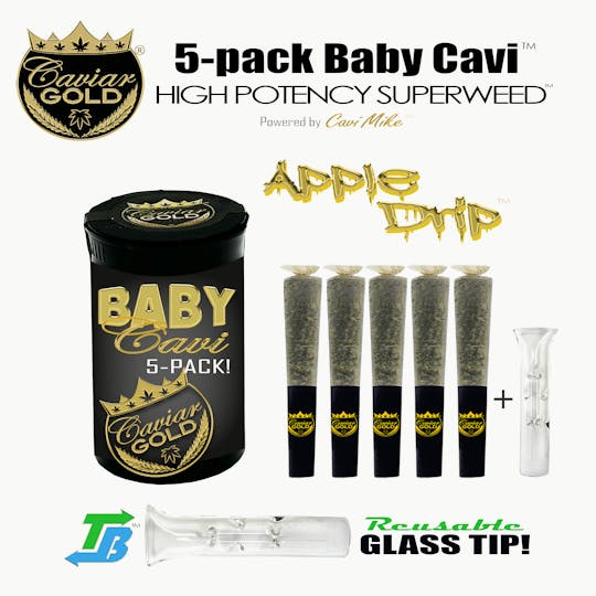 Caviar Gold - Caviar Gold l Baby Cavi l Apple Drip l 2.5g 5pk - 1