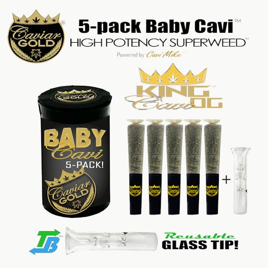 Caviar Gold - Caviar Gold l Baby Cavi l King Cavi OG l 2.5g 5pk - 1