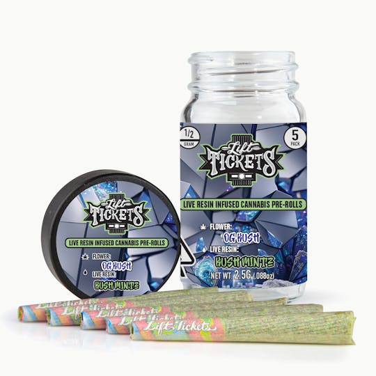 Lift Tickets - OG Kush x Kush Mintz - Infused Pre-Roll 5-Pack - 1