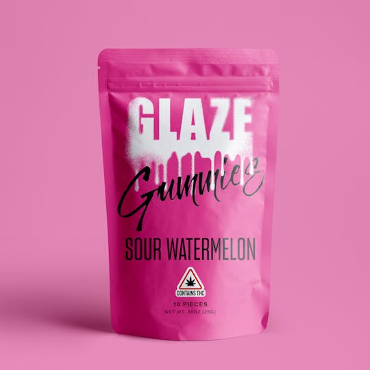 Glaze - Glaze | Sour Watermelon Gummies | 100mg - 1