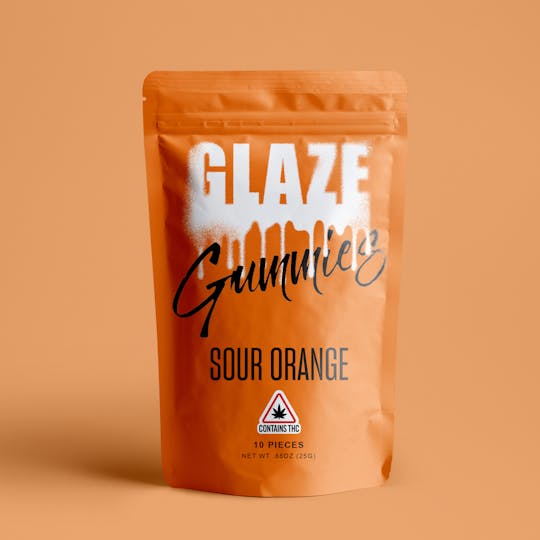 Glaze - Glaze | Sour Orange Gummies | 100mg - 1