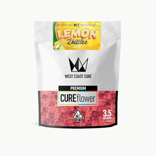 West Coast Cure - Lemon Zkittlez -3.5G Premium Flower - 1