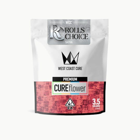 West Coast Cure - Rolls Choice - 3.5G Premium Flower - 1