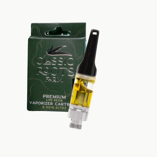 Classic Roots Farm - Glue Sniffer Live Resin Vape Cart - 1