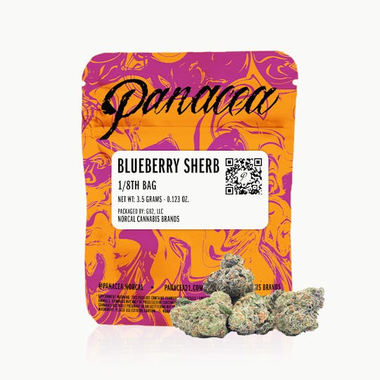 Panacea - Blueberry Sherb | Indoor Flower Bags | 3.5g - 1