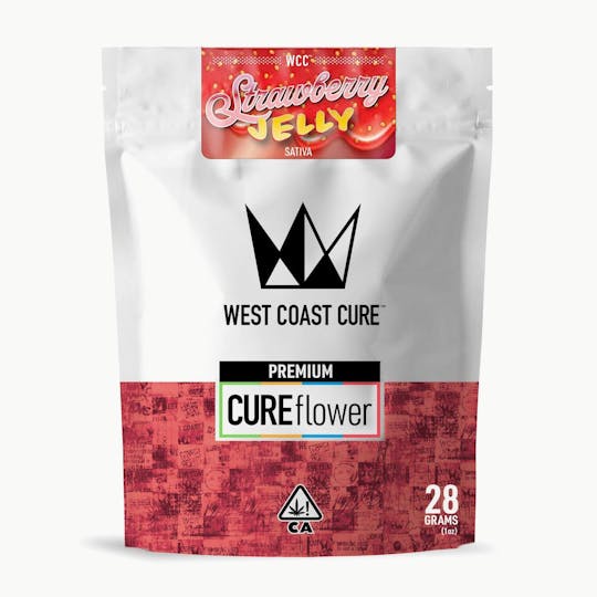 West Coast Cure - Strawberry Jelly - 28G Premium Flower - 1