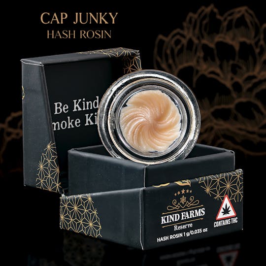 Kind Farms Reserve - Cap Junky Live Hash Rosin - Kind Farms Reserve - 1