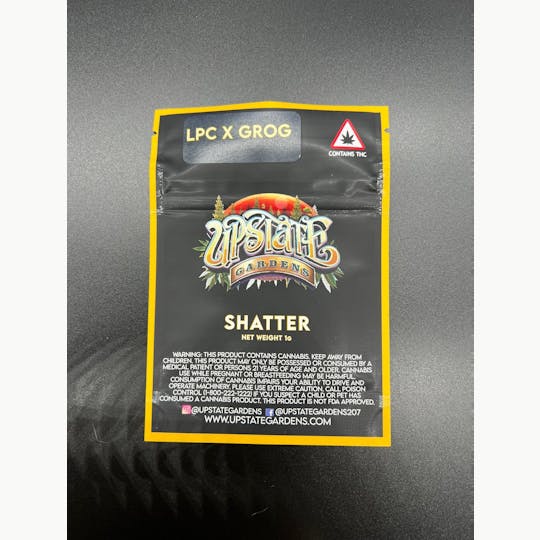 Upstate Gardens - Shatter: 1g - LPC X GROG -CRC - 1