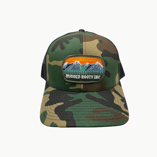 Rugged Roots - Rugged Roots | Trucker Hat Camo with Classic Logo - 1