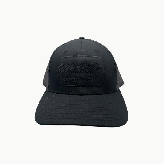 Rugged Roots - Rugged Roots | Trucker Hat All Black - 1