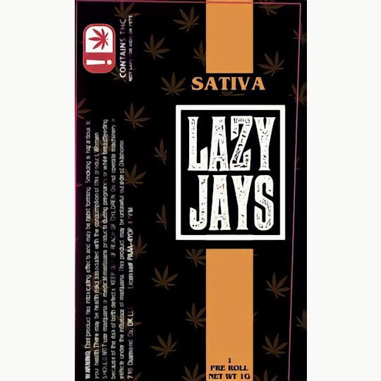 710 Diamond co - Lazy Jay's Pre-Rolls - Sativa - 1