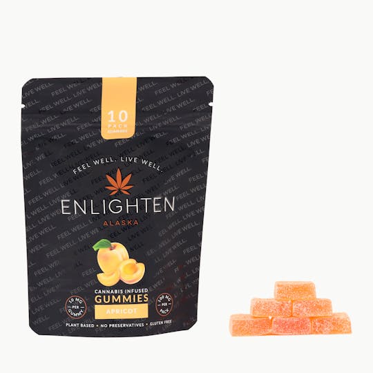 Enlighten - Apricot Gummies | 10-Pack (100mg) - 1