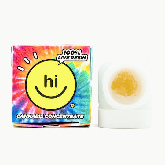 Hi Canna - Hi Concentrates - (1g) - Live Resin - Sugar Cone - 76% THC (H) - 1