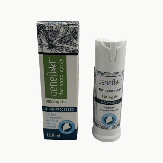 Indico - Beneflor 800mg THC Nano Spray Strawberry - 1