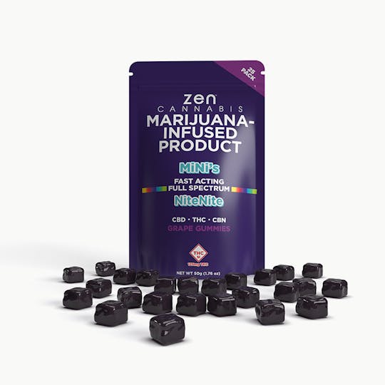 Bison Infused - Zen Cannabis Mini's NiteNite (Grape) - 1