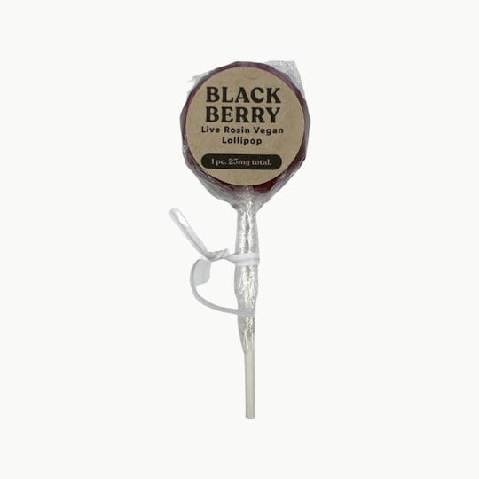 Indico - 25mg Live Rosin Blackberry Lollipop - 1
