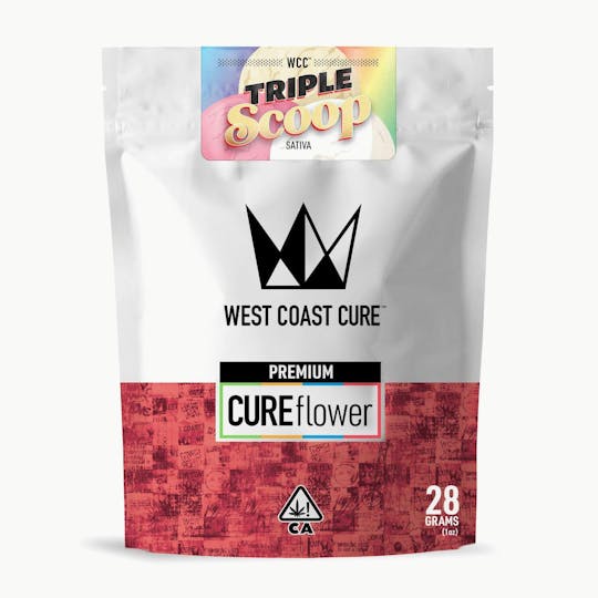 West Coast Cure - Triple Scoop - 28G Premium Flower - 1