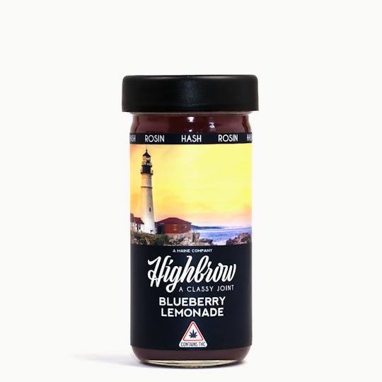 Highbrow - Highbrow Hash Rosin Blueberry Lemonade Drink 100mg - Adult Use - 1